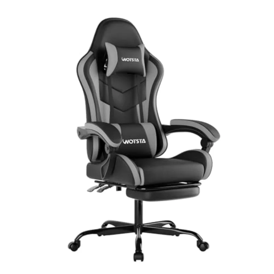 Office Furniture - Ergonomische gaming-bureaustoel met voetsteun, in een