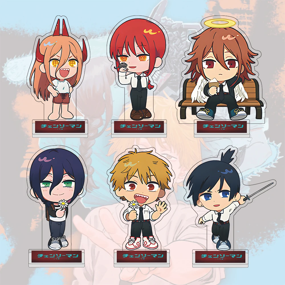 Desk Accessories - Chainsaw Man Chibi Acryl Display 10cm