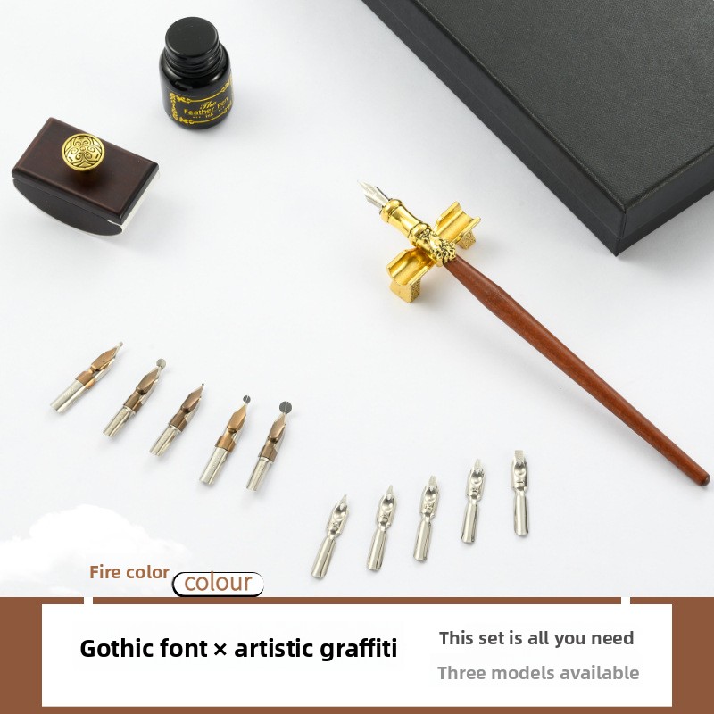 Retro houten dip-pen set, Euro - Writing Tools recensie en prijs