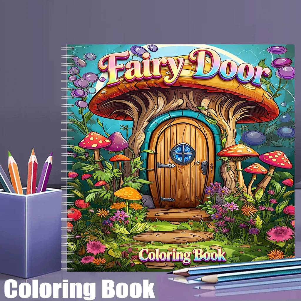 Kleurboek Fairy Door voor volw - School Supplies recensie en prijs