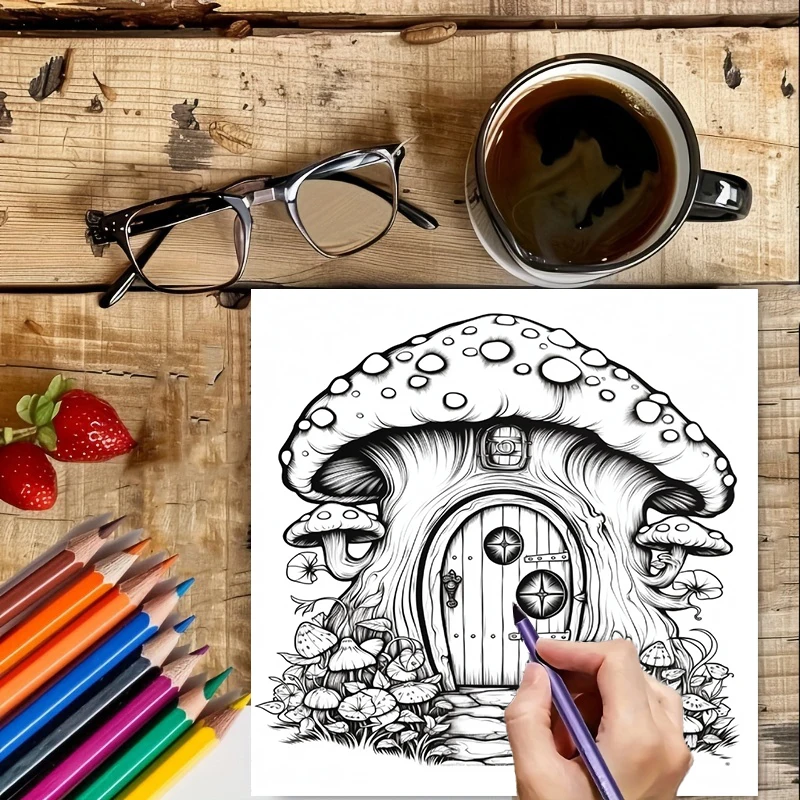 Kleurboek Fairy Door voor volw - School Supplies recensie en prijs