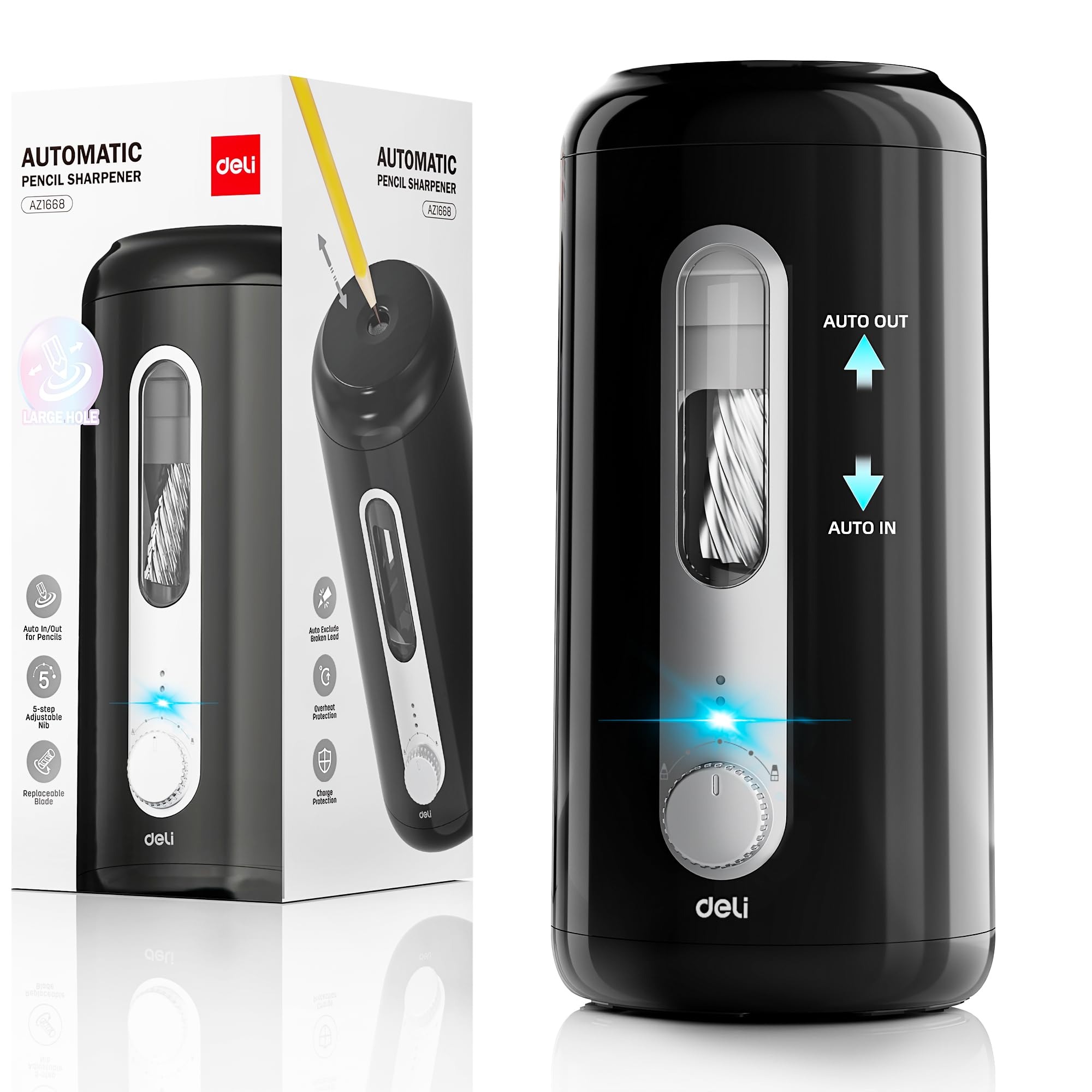 Deli Elektrische Potloodenslij - Electric Pencil Sharpener Usb recensie en prijs